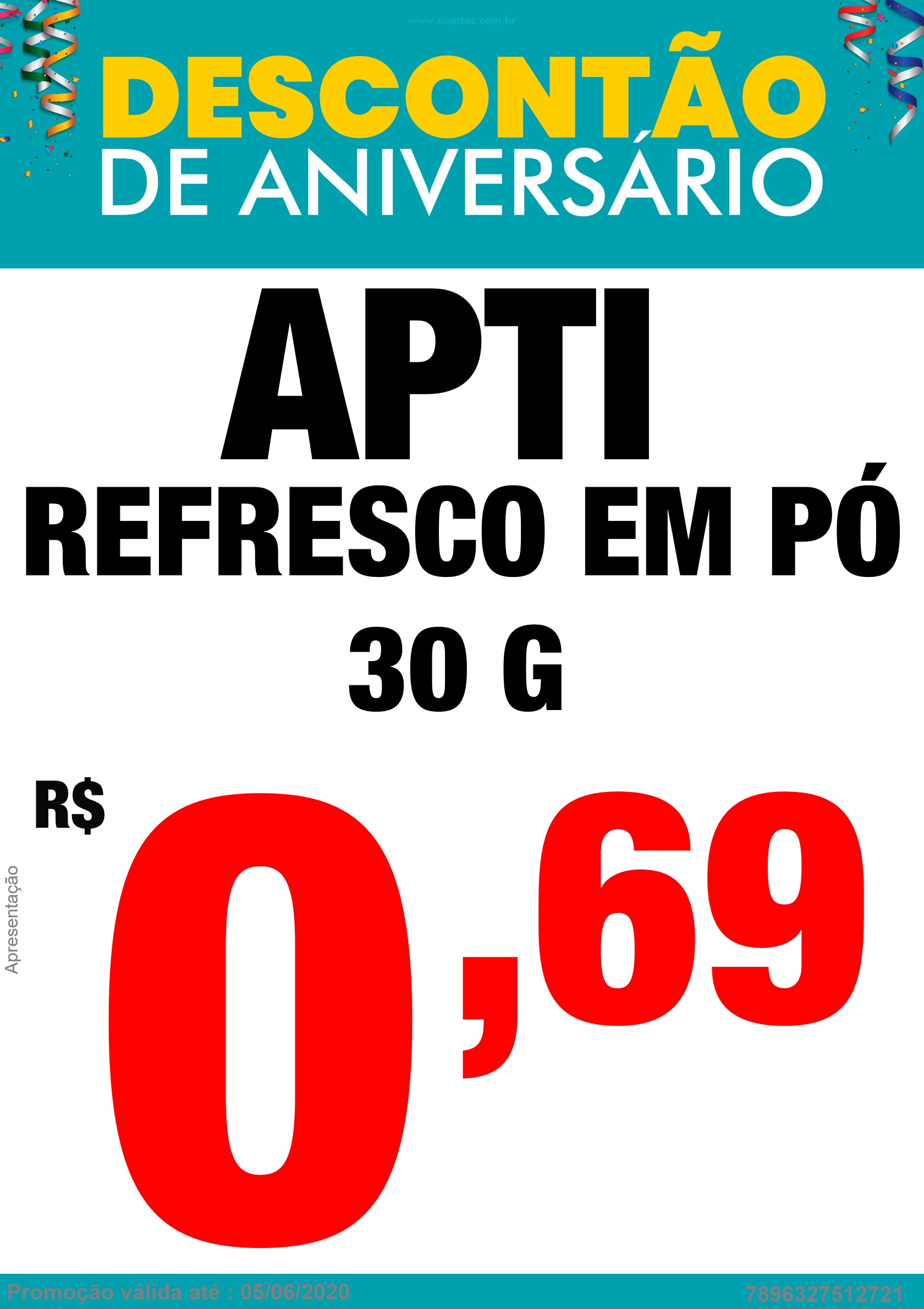 cartaz de promocao