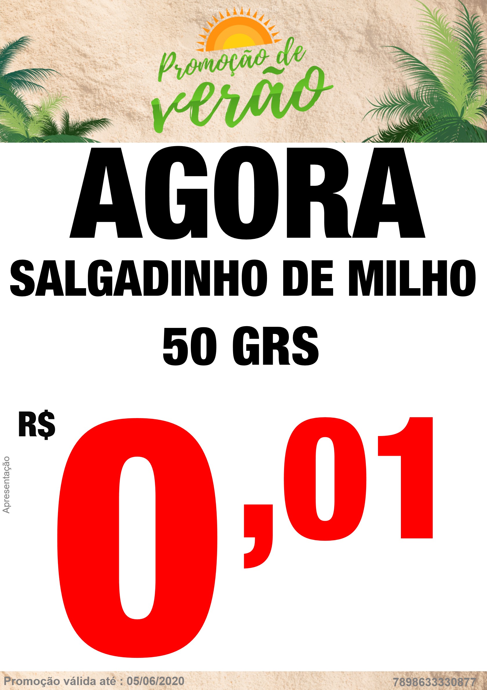 cartaz promoção