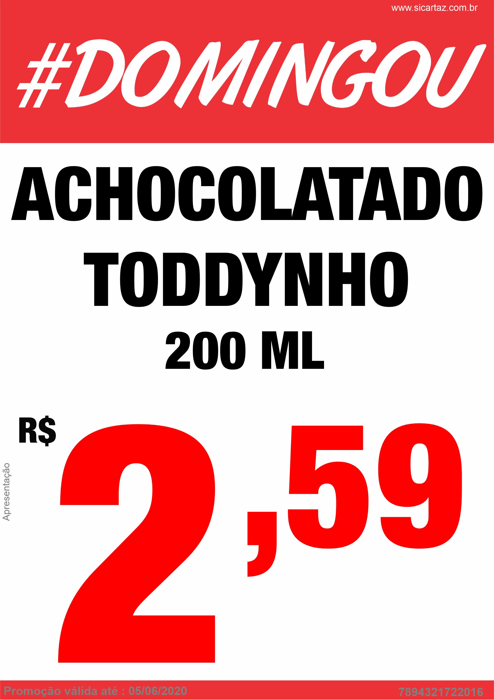 promoção cartaz